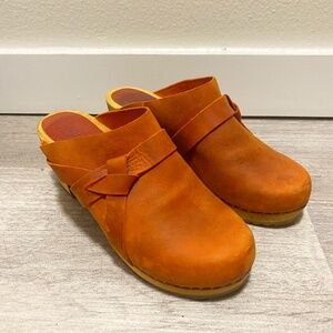 Sanita Orange Size 38 Women’s Clogs